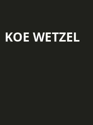 Koe Wetzel, BOK Center, Tulsa