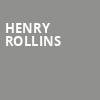 Henry Rollins, Cains Ballroom, Tulsa
